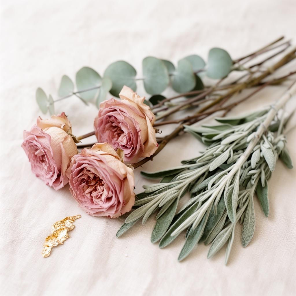 Rosen, Salbei und Eukalyptus